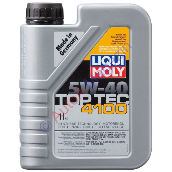 LIQUI MOLY 5 w 40 TOP TEC 4100 1l.